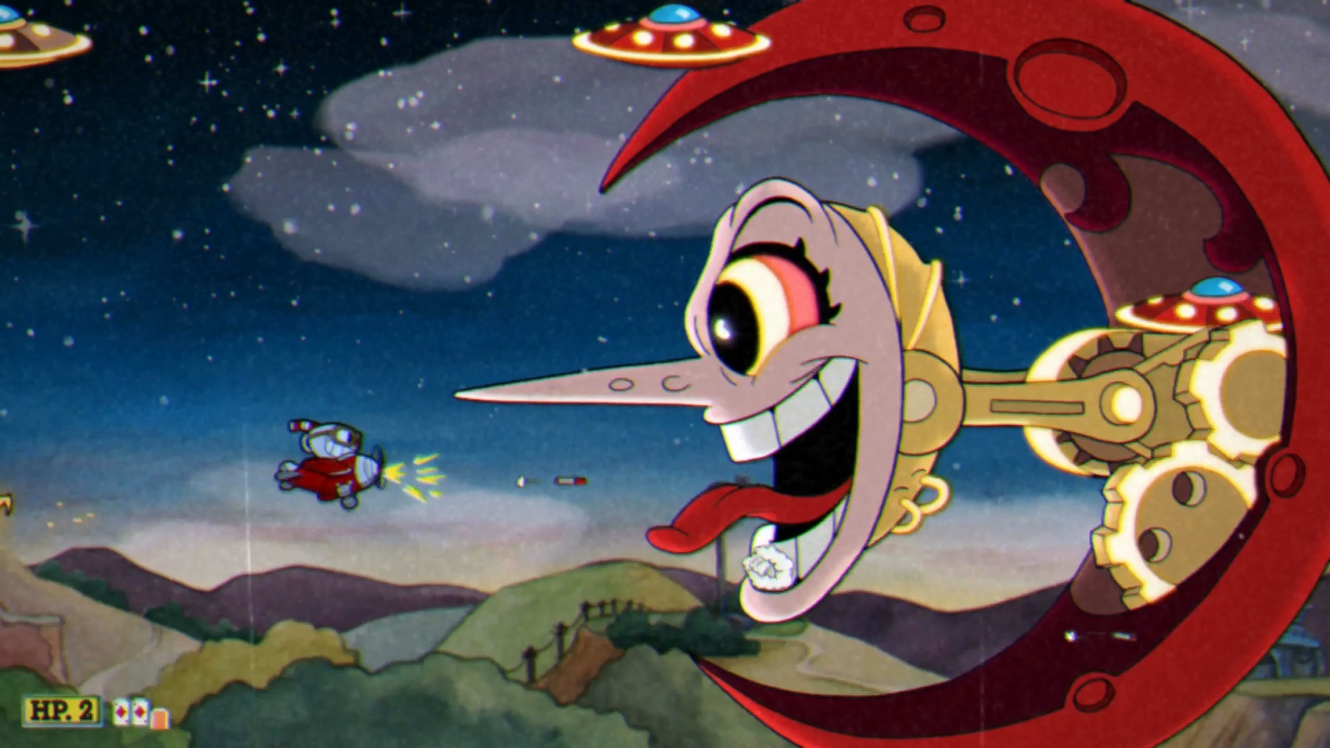 Cuphead: прохождение боссов (A Threatenin’ Zeppelin)