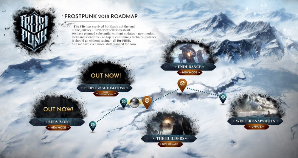 Бесплатное дополнение для Frostpunk добавило возможность давать имена людям и автоматонам