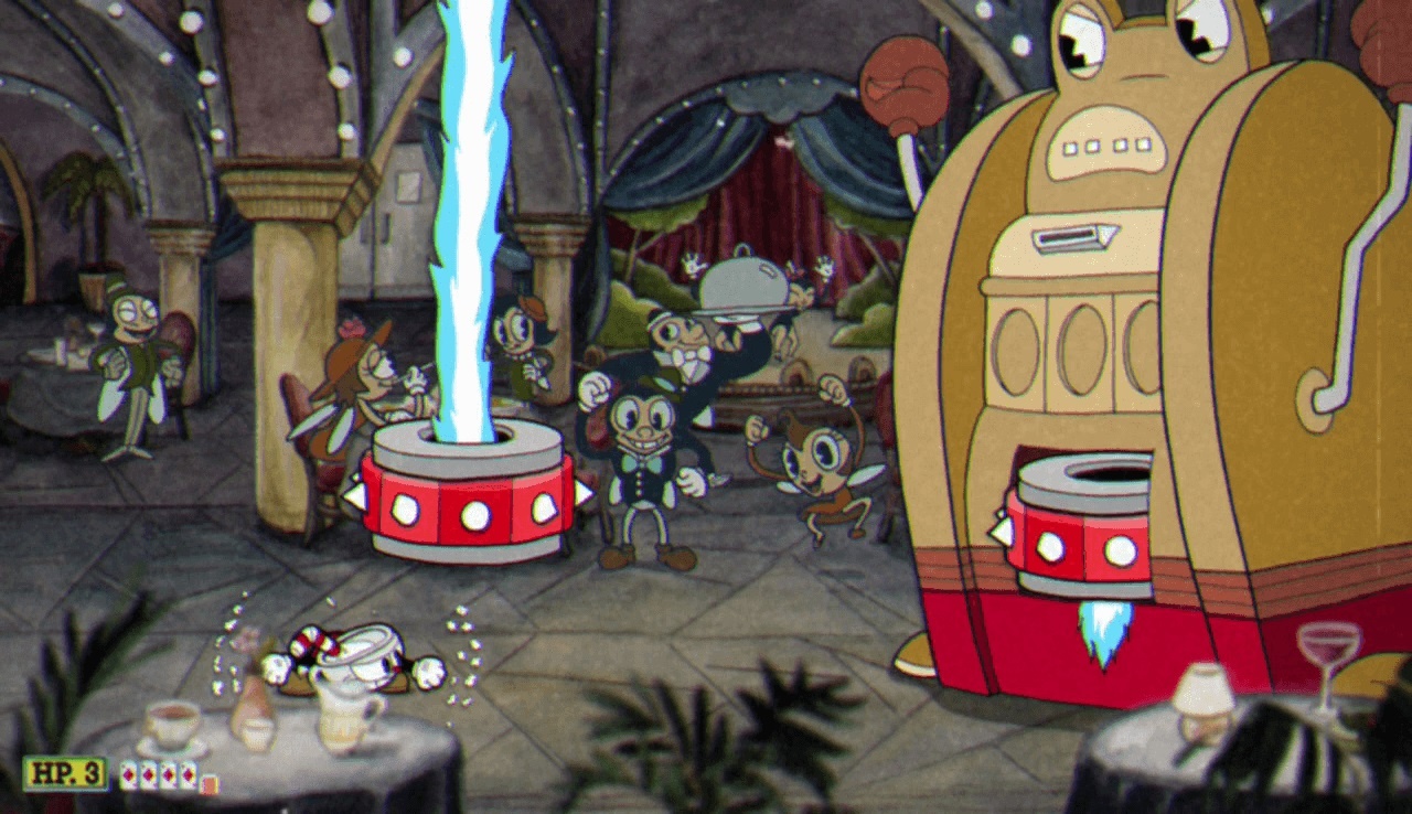 Cuphead: прохождение боссов (Clip Joint Calamity)