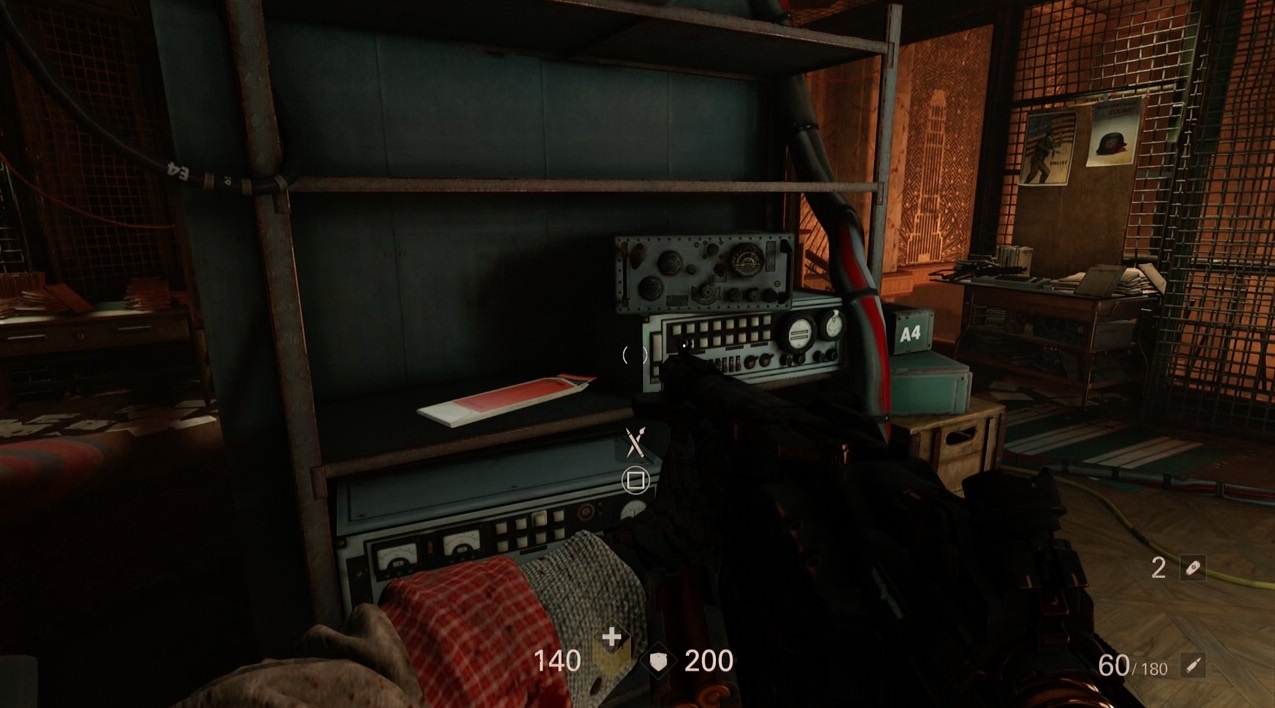 Wolfenstein 2: The New Colossus — расположение всех эскизов