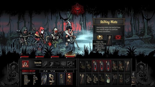 Darkest Dungeon: The Crimson Court. Изучаем Courtyard Area
