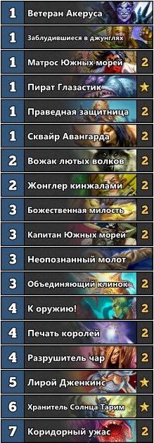 Гайд по Hearthstone: «Аггро Паладин»