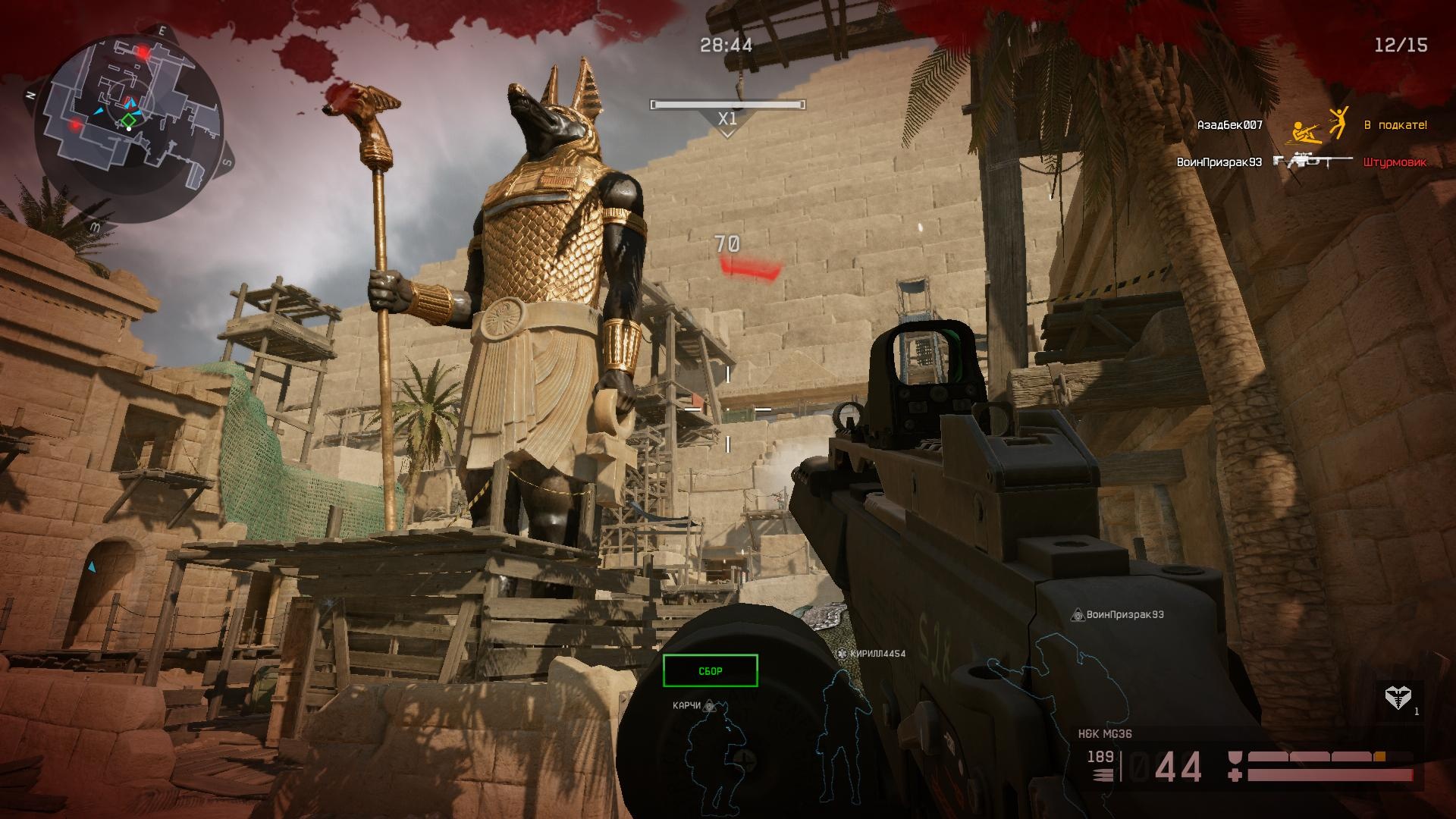 Warface: прохождение спецоперации «Анубис» на «Профи»