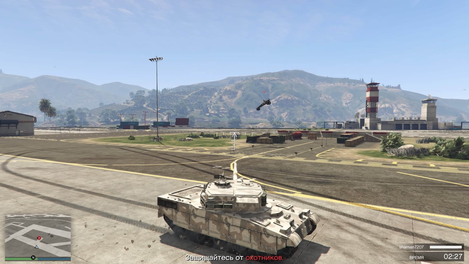 Танки Rhino против внедорожников — режим противоборства из GTA Online