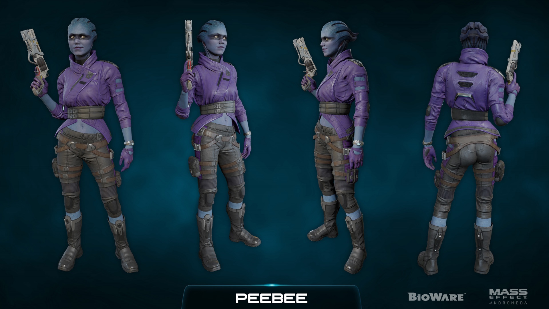 Роман с Пиби в Mass Effect Andromeda (18+)