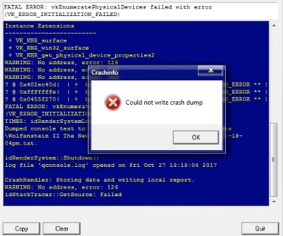 Wolfenstein 2: The New Colossus — проблемы с запуском, баги, вылеты