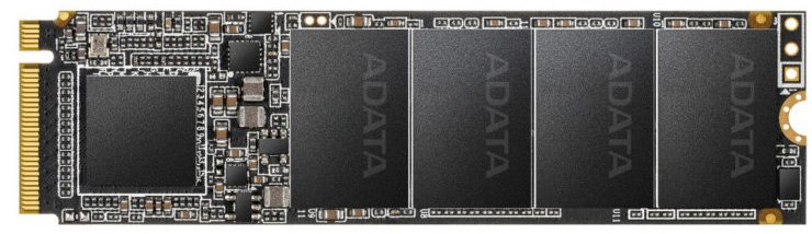 SSD Adata XPG SX6000 Pro типоразмера M.2 обеспечивают скорости чтения до 2100 МБ/с