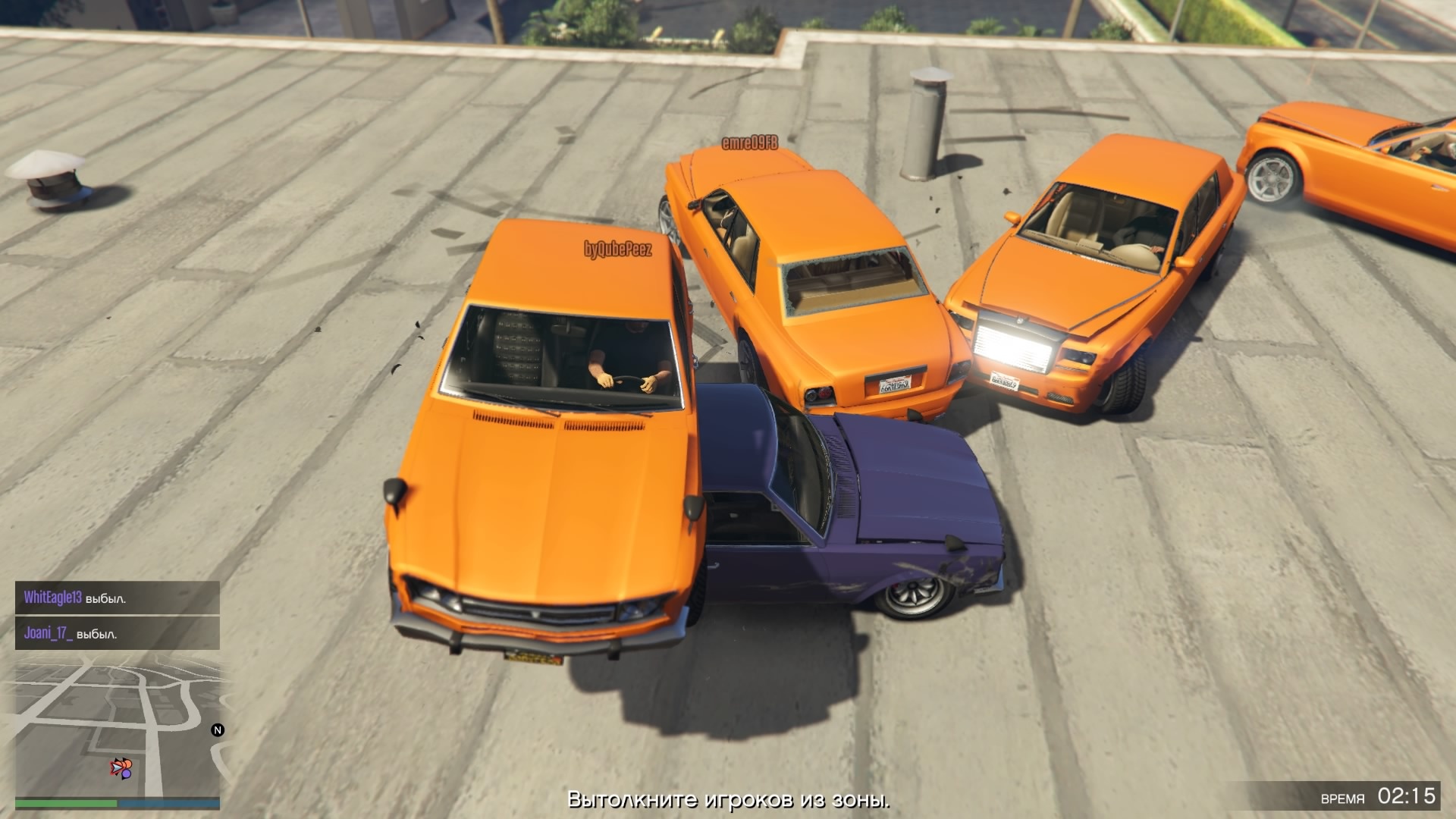 Советы по автомобильному противоборству «Сумо» из GTA Online