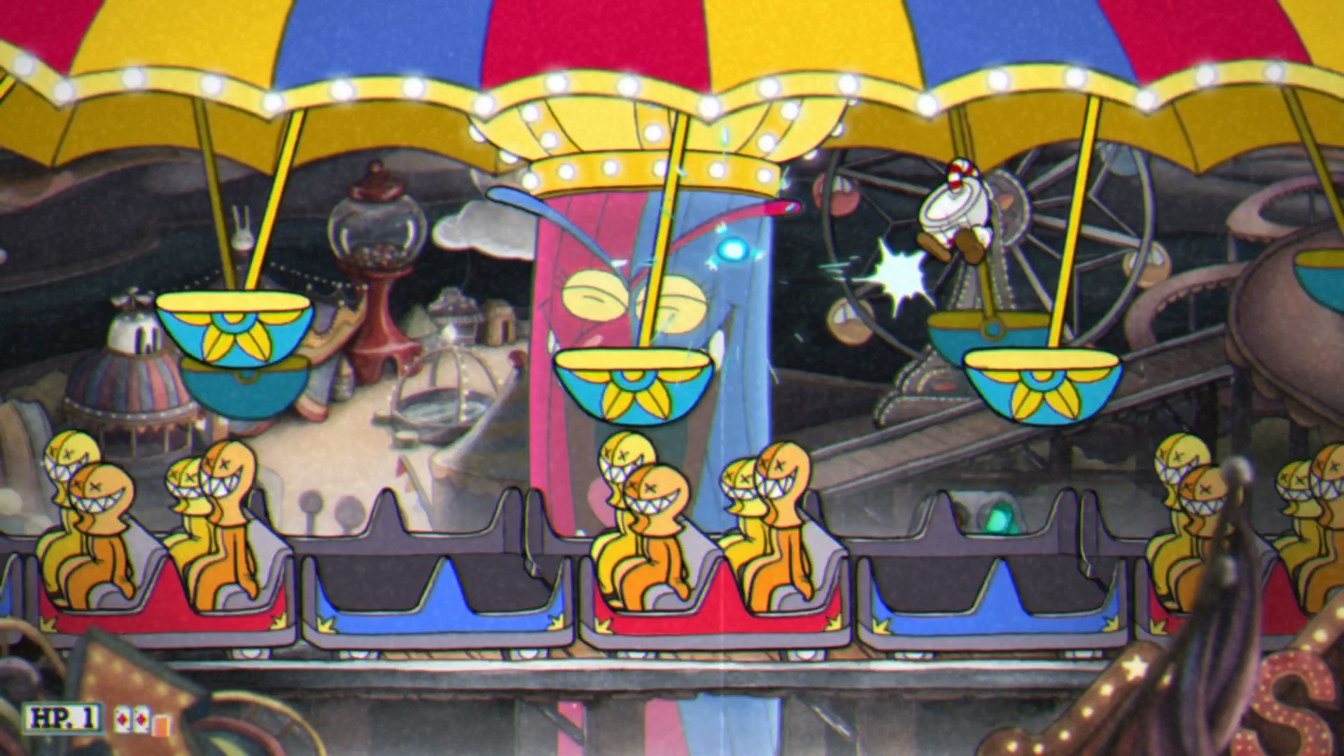 Cuphead: прохождение боссов (Carnival Kerfuffle)