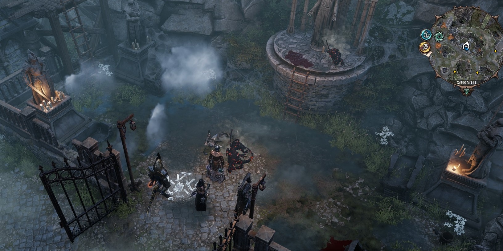 Divinity: Original Sin 2: прохождение побочных квестов на побережье Жнеца (погост/кладбище)