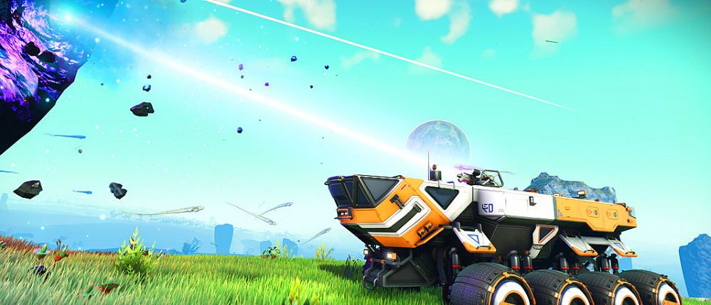 Баг в No Man's Sky заставляет корабль стрелять в самого себя