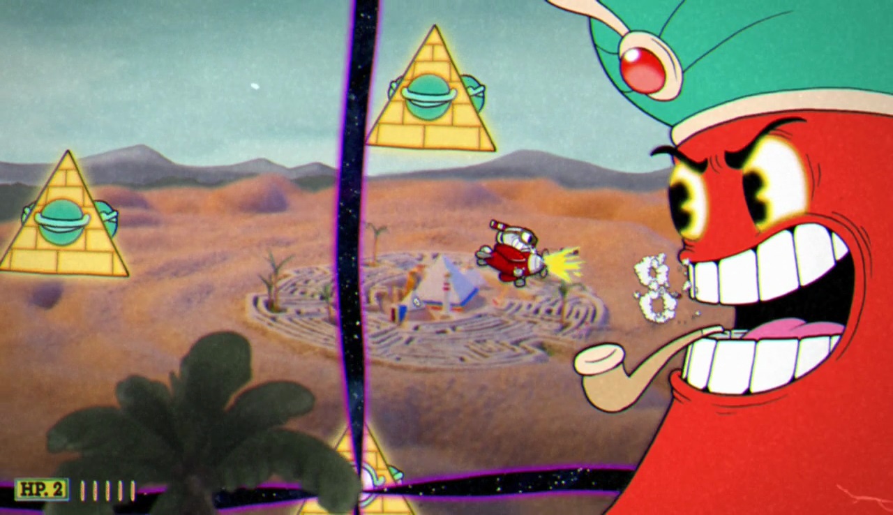 Cuphead: прохождение боссов (Pyramid Peril)