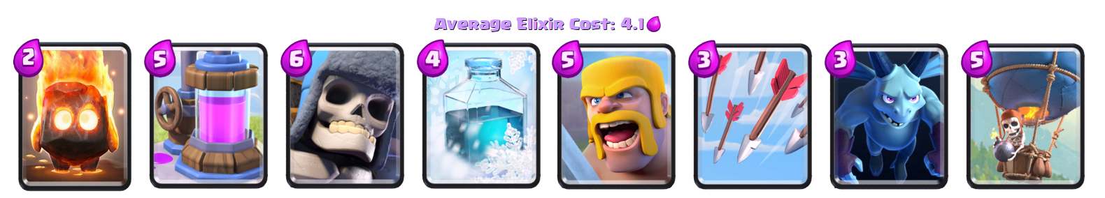 Колоды Clash Royale: арена 5 (Долина чар)