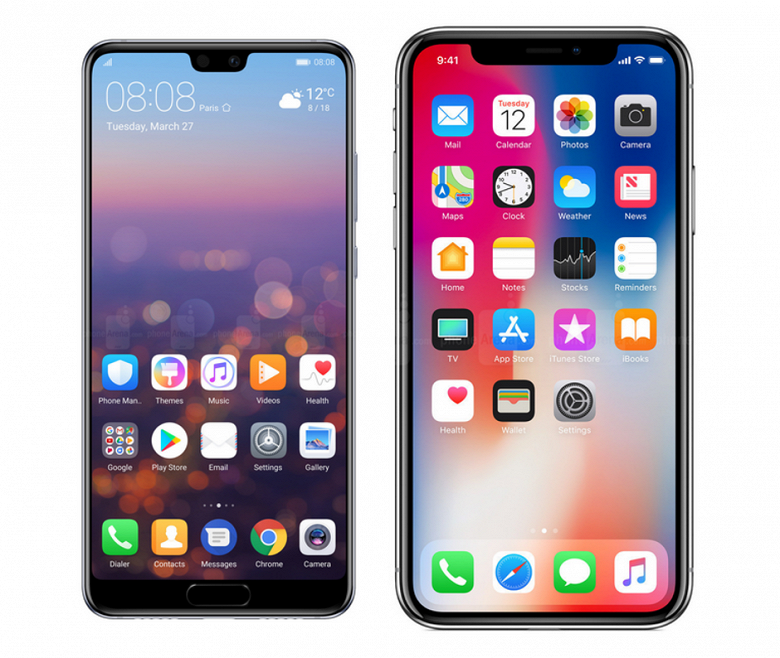 Huawei сравнила свой флагманский камерафон с iPhone X