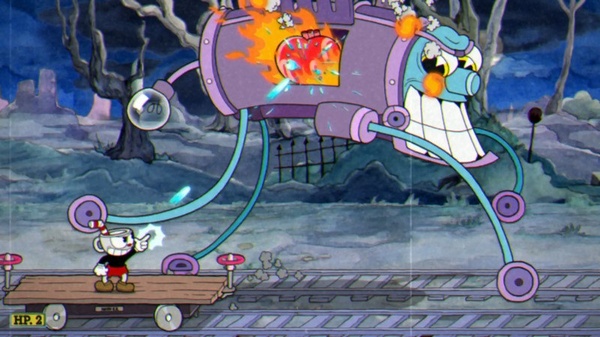 Cuphead: прохождение боссов (Railroad Wrath)