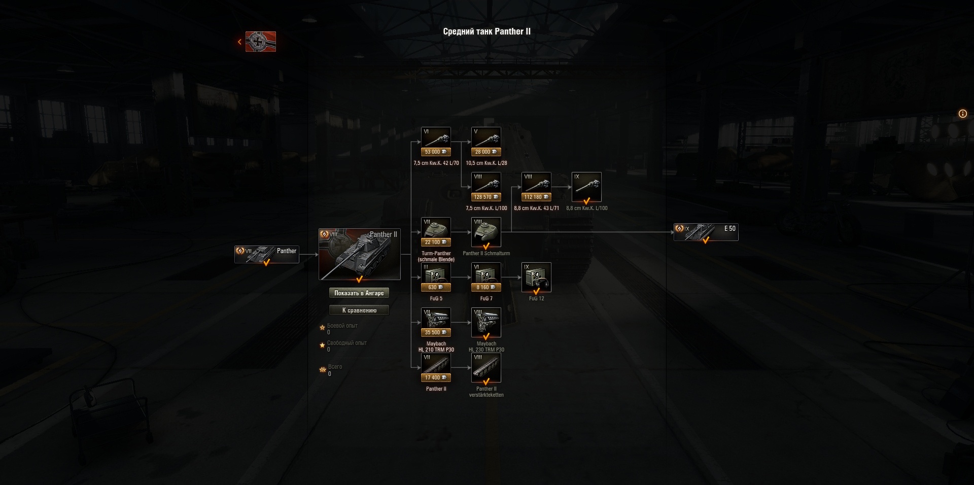 World of Tanks: гайд по Panther II