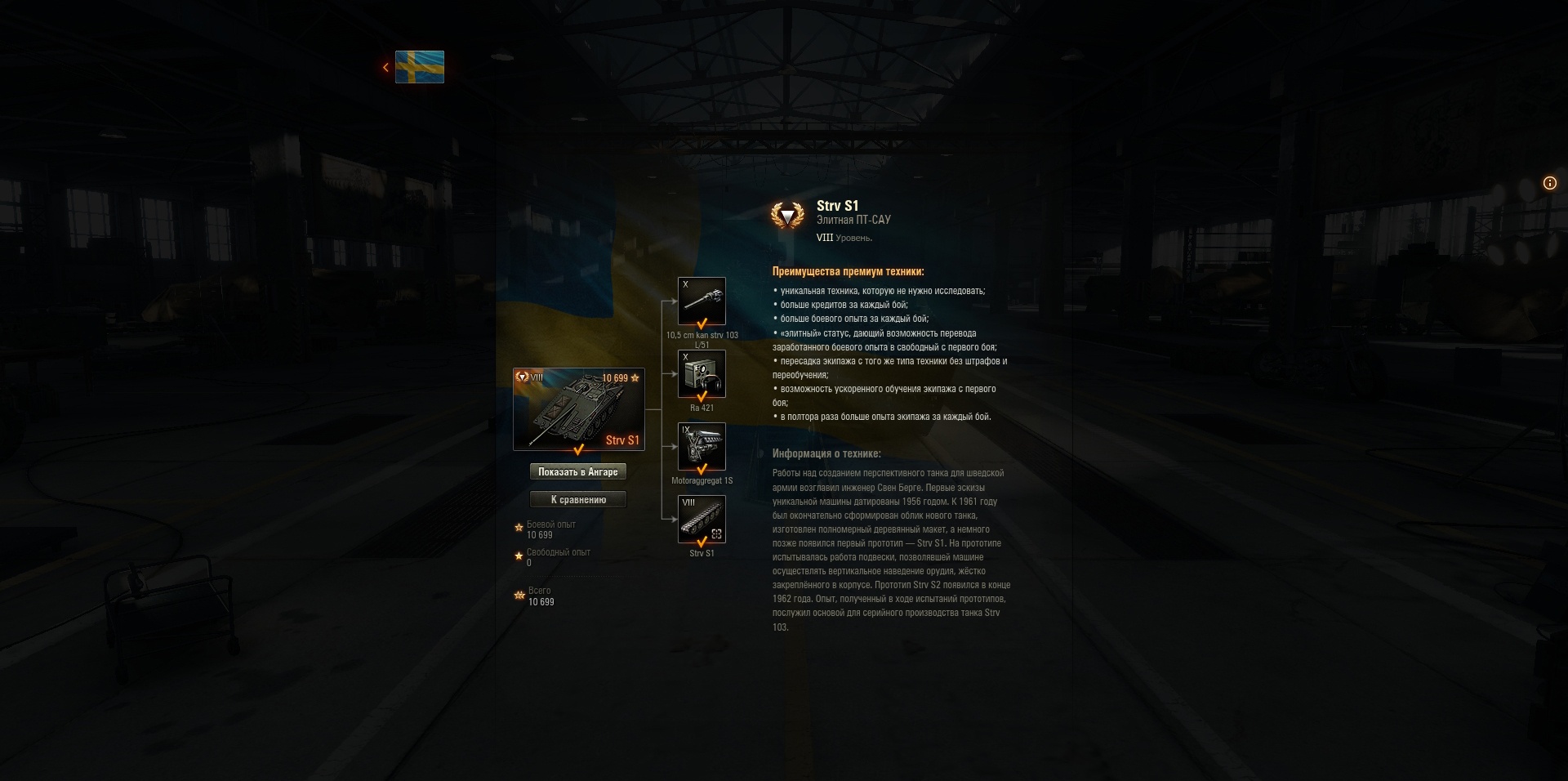 World of Tanks: гайд по Strv S1