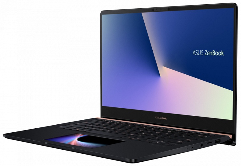Ноутбук Asus ZenBook Pro 14 оснащен двумя сенсорными экранами