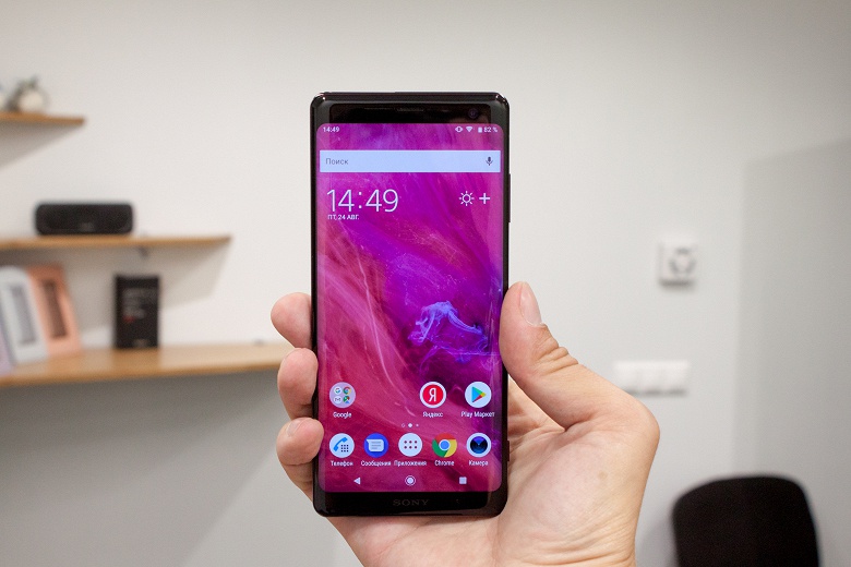 Представлен смартфон Sony Xperia XZ3: экран OLED, Always-On Display, беспроводная зарядка, защита IP68