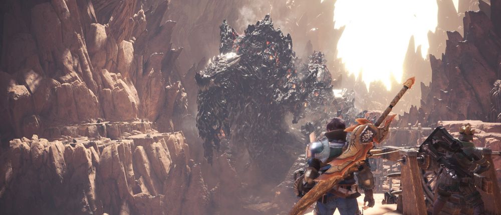 В Monster Hunter: World появится огромный босс Бегемот из Final Fantasy XIV (трейлер)