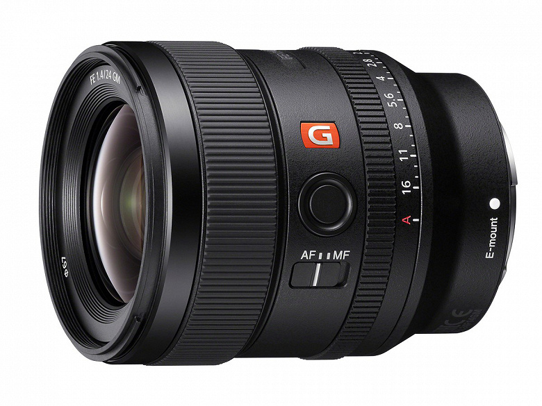 Представлен объектив Sony FE 24mm F1.4 GM (SEL24F14GM)