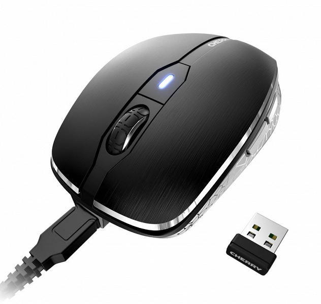 Беспроводная мышь Cherry MW 8 Advanced использует два способа подключения