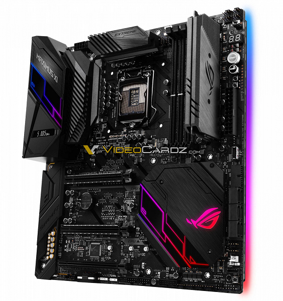 Материнская плата Asus Maximus XI Extreme оснащена экраном OLED и пятью слотами для оперативной памяти