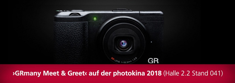 Подтвержден анонс компактной камеры Ricoh GR нового поколения на выставке Photokina 2018