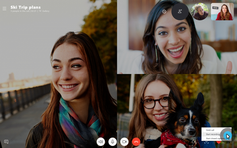 Skype получил функцию записи видеозвонков