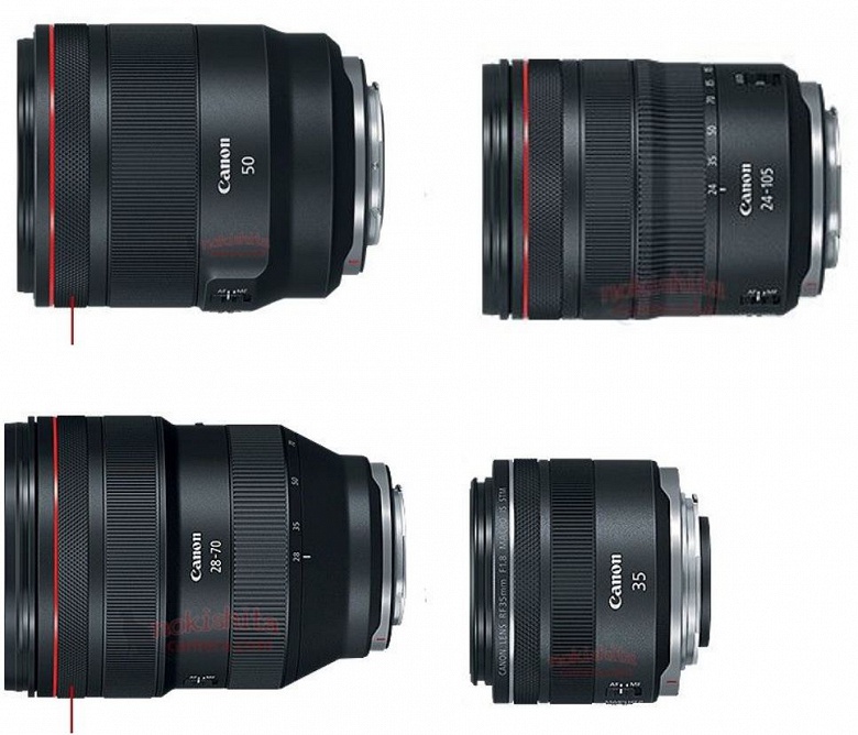 Опубликованы изображения полнокадровой беззеркальной камеры Canon EOS R