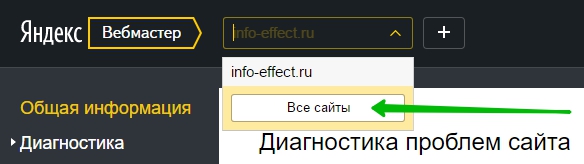 Как удалить сайт из Яндекс Вебмастер