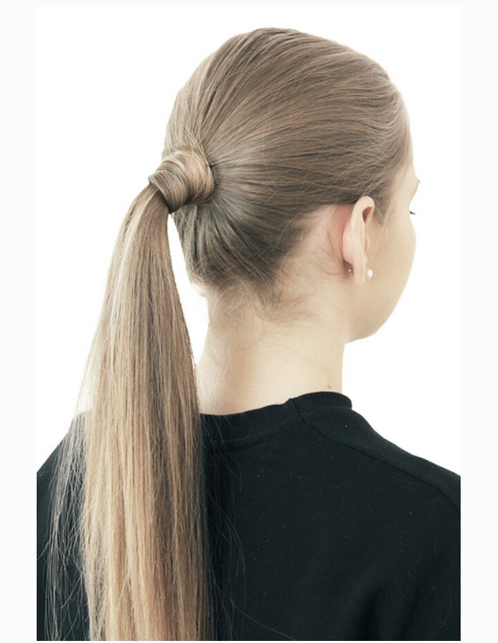 Как сделать простой хвост из длинных волос инструкция