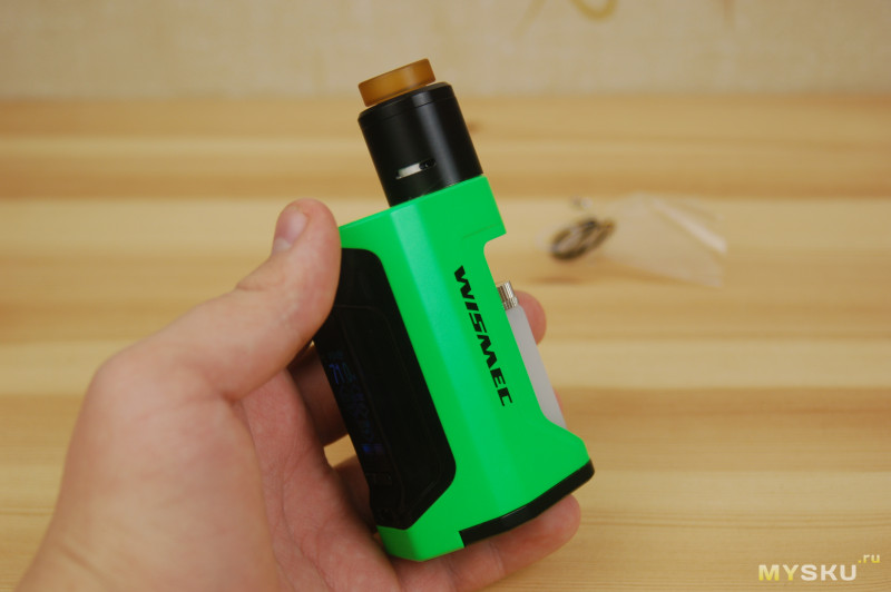 Электронная сигарета Wismec Luxotic DF 200W Kit with Guillotine V2 | Рыкса в режиме сквонка)