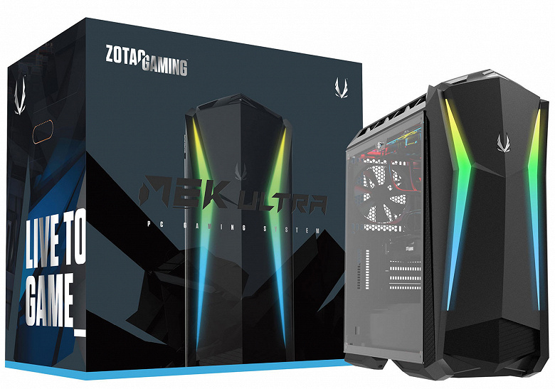 Игровые ПК Zotac MEK Ultra оснащаются видеокартами GeForce RTX и при этом уже не самыми новыми процессорами Intel