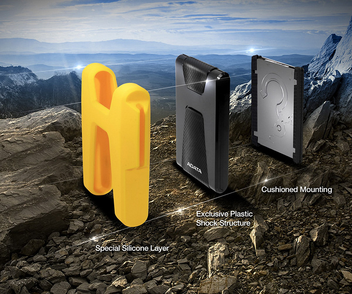 Adata представила внешние накопители HD680 и HV320: один защищенный, другой тонкий