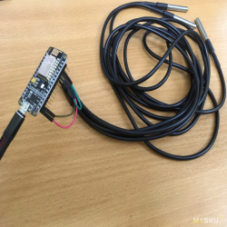Контроль температур горячей воды в ТСЖ с оповещениями в Telegram на базе ESP8266