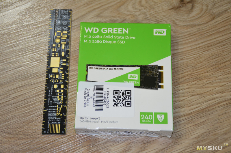 SSD WD Green M.2 2280: жирная и быстрая флешка!