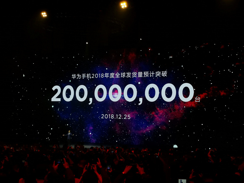 Поставки смартфонов Huawei в текущем году превысят отметку в 200 миллионов