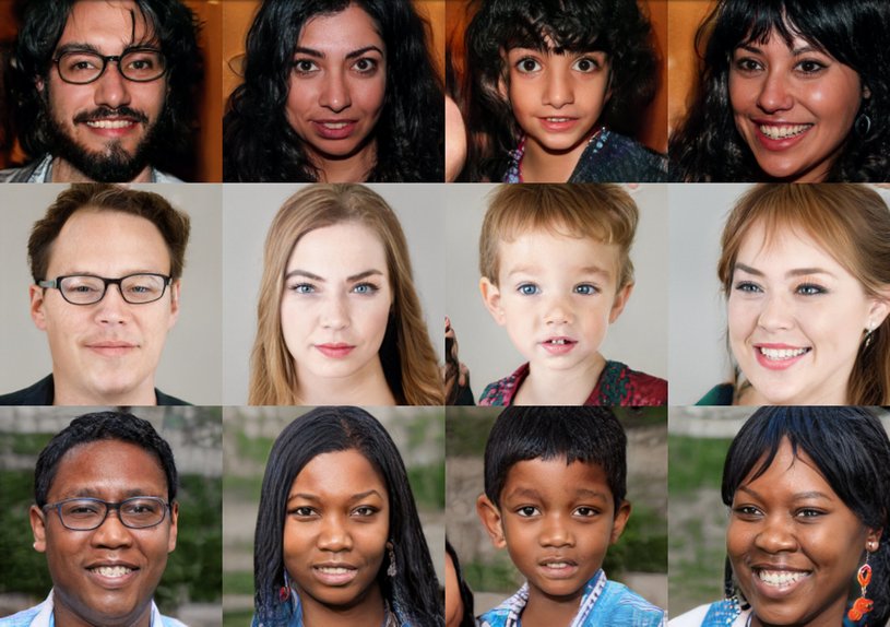 ИИ Nvidia научился синтезировать правдоподобные человеческие лица