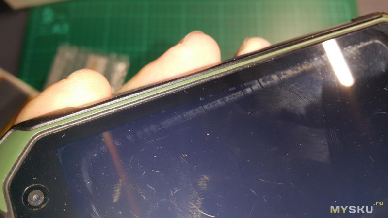 Замена экрана на Blackview BV6000