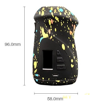 230W Hugo Vapor Orbiter GT Mod - Splatter (осторожно VAPE)