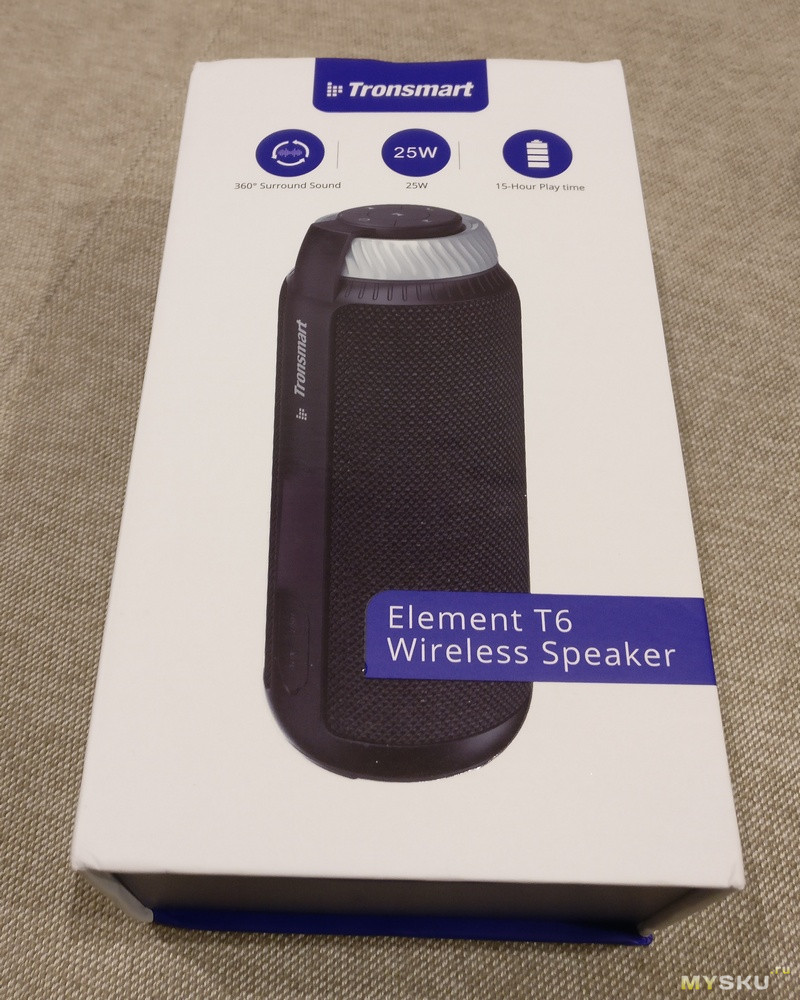 Bluetooth-колонка Tronsmart element T6 - каким должен быть бас!