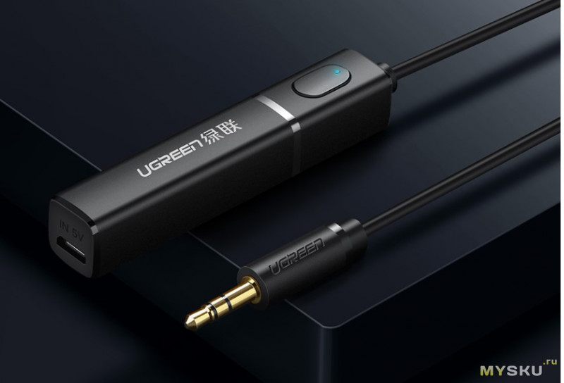 Простой Bluetooth передатчик UGREEN (С APT-X и 3.5мм)