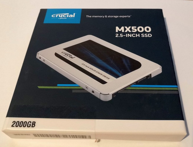 SSD Crucial MX500 2TB - много, быстро и относительно дёшево.