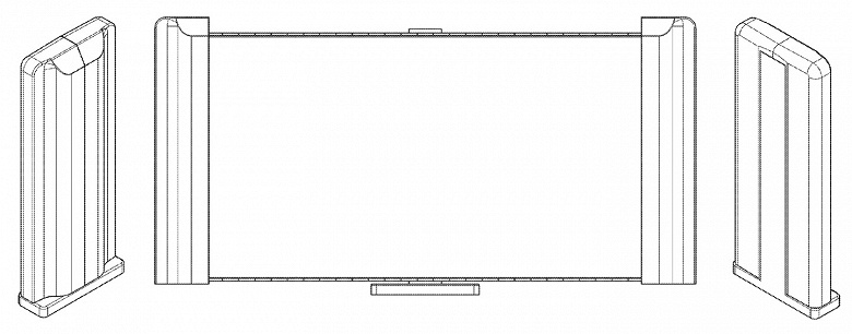 Компания Samsung запатентовала телевизор с экраном OLED, сворачивающимся по горизонтали
