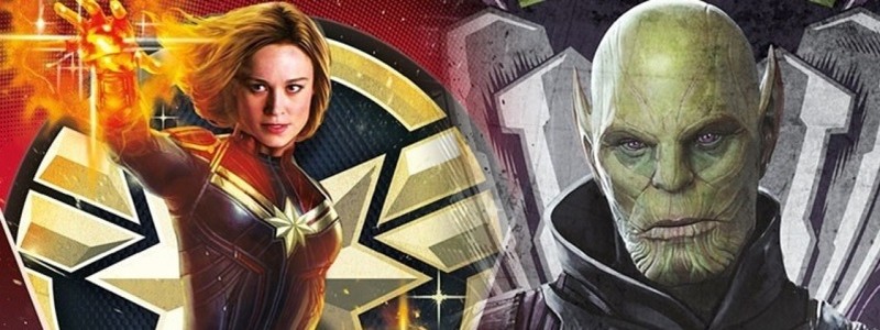 Талос и кот Гусь на новых постерах «Капитана Марвел»