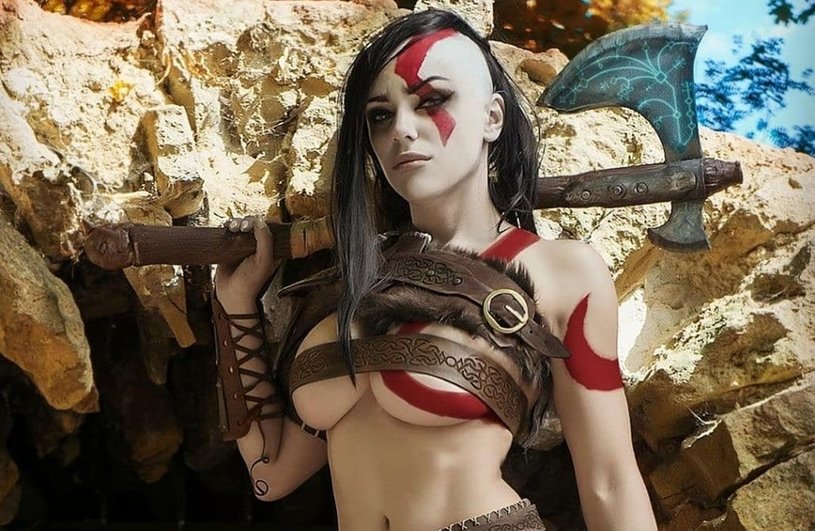 Откровенный косплей Кратоса от Octokuro