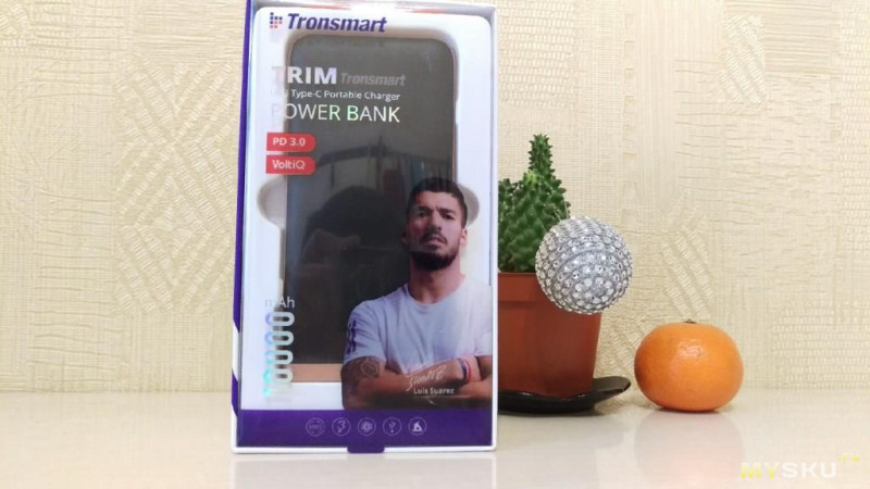 Внешний аккумулятор (powerbank)Tronsmart PBD01 Trim 10000mAh PD3.0