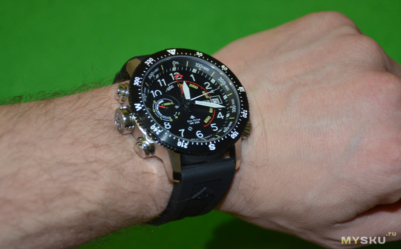Отличные часы Citizen Eco-Drive Promaster Altichron (BN5058-07E)