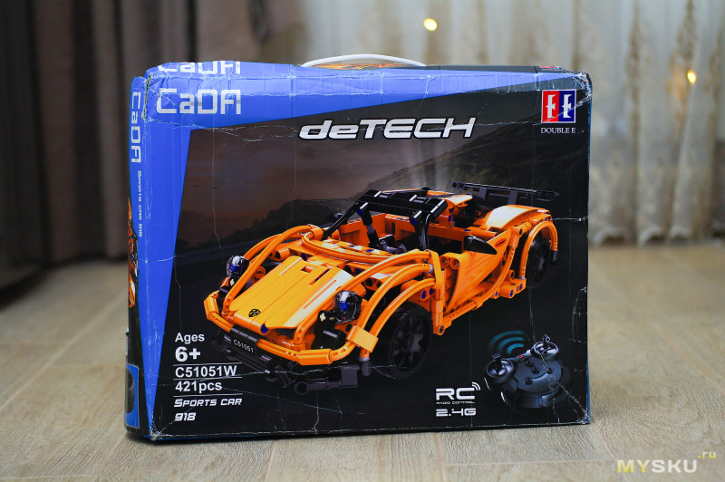Конструктор CaDa deTech C51051W - собираем Porshce 918 дома своими руками